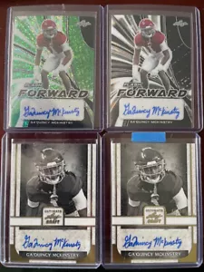 Ga'Quincy Kool Aid McKinstry RARE 4x Leaf Lot; Two /7 & Two /99 1st Rd NFL Star! - Picture 1 of 2