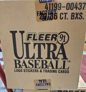 1991 Fleer Ultra Baseball estuche sellado de fábrica (20) cajas con Ken Griffey Jr. Ryan - Imagen 1 de 3