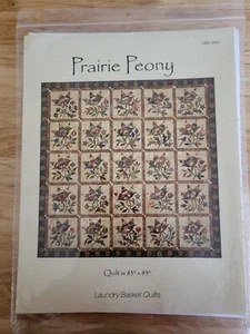 New Prairie Peony Quilt Pattern Laundry Basket Quilts - Picture 1 of 1