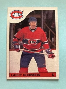 1985-86 Topps Hockey Larry Robinson #147 Montreal Canadiens!  Nrmnt! - Bild 1 von 2