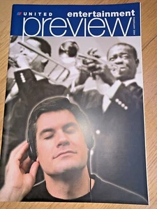 February 2004 UNITED AIRLINES ENTERTAINMENT PREVIEW In-Flight 56 page Guide - Picture 1 of 12