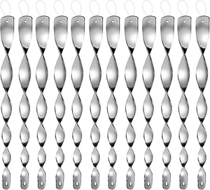 Reflective Scare Rods, Spiral Reflectors Ornamental Spinner Hanging Reflective B - Picture 1 of 12