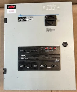LEVITON 57120-M3S SURGE PROTECTION ENCLOSURE 3 PHASE 150VAC MAX FLAWED - Picture 1 of 5