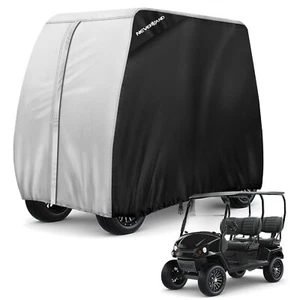 Heavy Duty Waterproof 4 Passenger Golf Cart Cover 420D for Club Car EZGO Yamaha - Picture 1 of 16