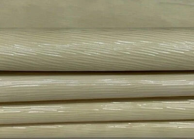 EPI LV IVORY PATENT calfskin calf cow leather 2 skins total 9sqf 1.0mm #A7438 - Image 1 of 4