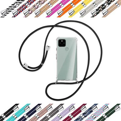 Collana (A) per Google Pixel 5 Cover Custodia con Catena - Immagine 1 di 4