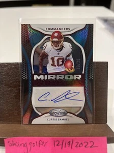 Firmas espejo certificadas Panini 2022 Curtis Samuel/20 - Commanders #MS-CS - Imagen 1 de 2