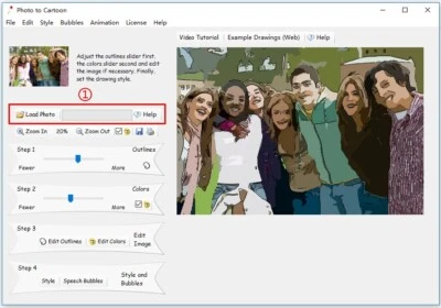 Photo to Cartoon 2023 software license key | converts photographs into cartoons - Image 1 of 3