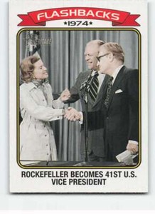 2023 Topps Heritage News Flashbacks #NF-10 Nelson Rockefeller  Baseball 