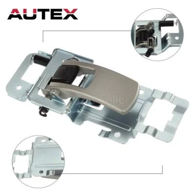 Silver Left Inside Door Handle Front/Rear Replacement for Pontiac Torrent 06-09 - Image 1 of 4