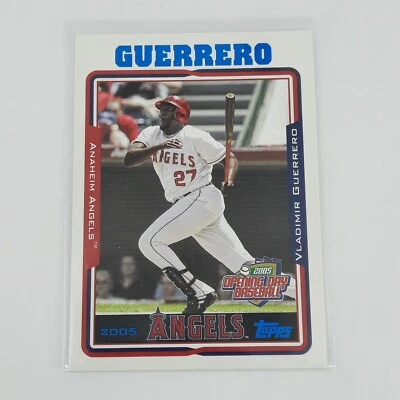 2005 Topps Opening Day 150 Vladimir Guerrero Anaheim Angels   - Image 1 of 2