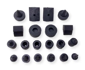 57 Chevy 4-Door Sedan Rubber Grommet Bumper Kit 1957 Chevrolet New - Picture 1 of 3