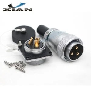 WEIPU WS28 50A 3Pin Panel Mount Waterproof Power Connectors,Aviation Plug Socket - Picture 1 of 8