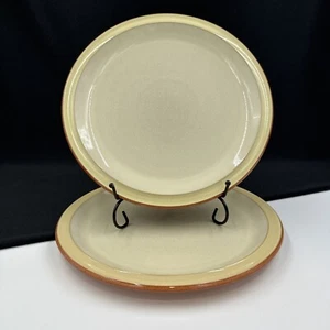 Denby Langley Feuer Creme/Paprika (ohne Wirbel) Set (2) 10 1/2" Essteller - Bild 1 von 20