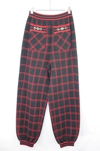 Mega Gucci Stoffhose in Schwarz/Rot kariert Gr.XS 355/1/257 *bitte messen* - Bild 1 von 4