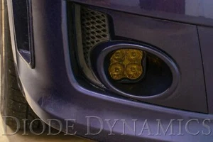 SS3 LED Fog Light Kit for 11-14 Subaru WRX/STi Sport Yellow w/Amber Backlight - Picture 1 of 14
