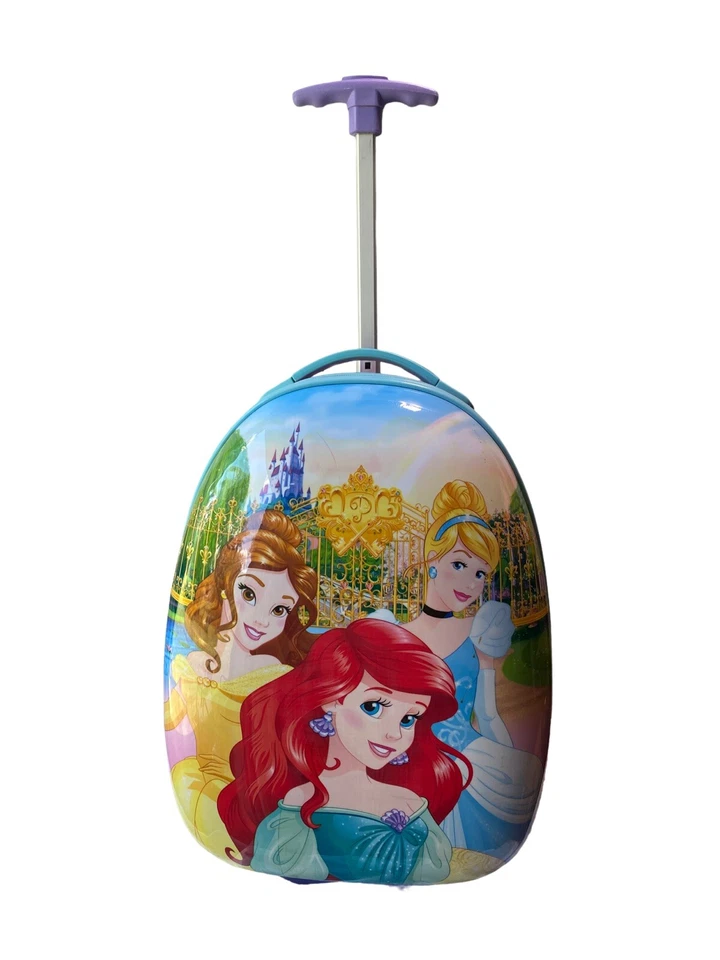 Maleta para niños American Tourister Disney Princess 18" con ruedas laterales rígidas fácil de tirar Foto 1 de 4