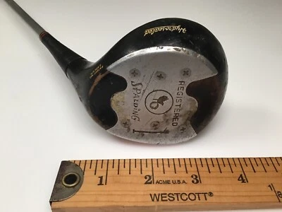 Spalding Registered 1 Wood / Driver RH 44.25” Aluminum Medium Flex Shaft OLD Gri - Image 1 of 4