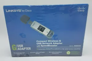 Cisco-Linksys WUSB54GSC Compact Wireless-G USB Network Adapter with SpeedBooster - Picture 1 of 6