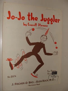 Jo-Jo the Juggler solo 1955 piano Everett Stevens - Imagen 1 de 1