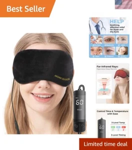 Breathable Graphene Eye Mask: Premium Heated Relief for Eye Fatigue & Discomfort - Picture 1 of 9