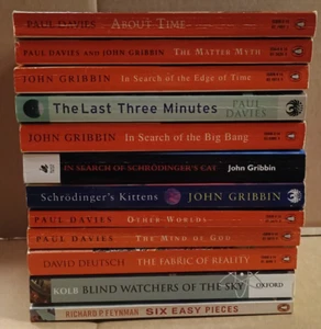 12 x Physics Popular Science Time Matter Space Lot Set Collection Paul Davies - Bild 1 von 15