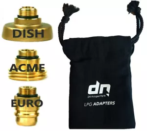 LPG Autogas Filling Adapters Set FOR ALL Europe SET OF 3 TRAVEL KIT+ BAG - Picture 1 of 3