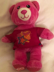 Build A Bear Pink Bear Plush DollHeart Star Spin Master 7” Stuffed Animal - Picture 1 of 3