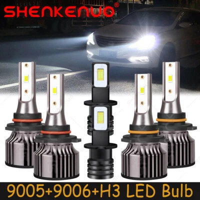 Faro LED alto/bajo para Cadillac DeVille 1987-1990 - 6000K + bombillas antiniebla V25 Foto 1 de 4