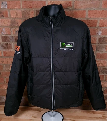 Matt Kenseth #78 Monster Energy Series Champion Mens Black Full Zip Jacket Large Cover