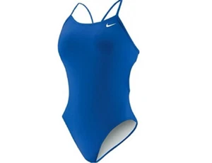 Nike Girl's Polyester Core Solid Cut-Out Tank Female Varsity Royal 20/Girls5 - Picture 1 of 2