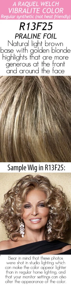 Raquel Welch - Stop Traffic - Razor Cut Fringe Bob R13F25 Praline Foil