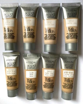 L'ORÉAL 2pcs Loreal Paris 10 ml True Match Liquid Foundation Choose Your Shade