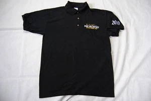 Paul Mccartney Brodé Dessus & Coming Tour Poitrine Logo Polo Neuf Official - Picture 1 of 8