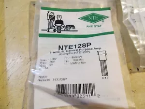 NTE-128P EKG-128P Allzweck Amp Transistor - Bild 1 von 1