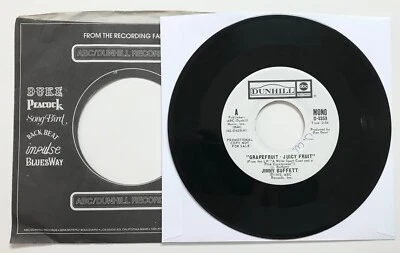 JIMMY BUFFETT: Grapefruit Juicy Fruit (Vinyl 7" Single ) EX - Image 1 of 2