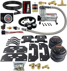 Air Tow Assist Kit w/In Cab Air Management For 2003-13 Dodge Ram 2500 3500 8 Lug - Picture 1 of 12