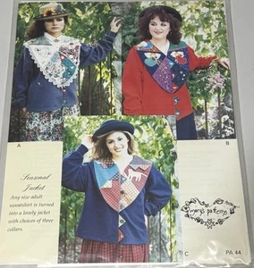 Mary’s Patterns PA 44 Seasonal Jacket Pattern and Instructions Uncut NEW! - Bild 1 von 2
