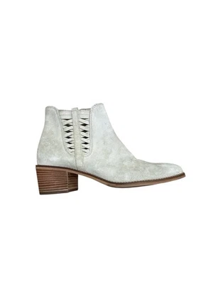 NWOT Paul Green Vienna Cream Suede Ankle Boots Women's 7.5 - Image 1 of 4