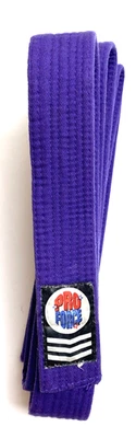 ProForce Purple Belt 1.75" Wide Double Wrap Karate Martial Arts Size 2 - Image 1 of 4