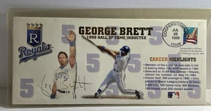 1999 George Brett Hall of Fame Career Envelope Postmarked In Cooperstown Royals - Picture 1 of 2