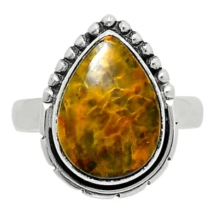 Natural Nellite 925 Sterling Silver Ring s.6 Jewelry R-1151 - Picture 1 of 5