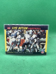 1987  Dallas Cowboys Roger Staubach Fleer In Action Card  #70 of 88 - Picture 1 of 2