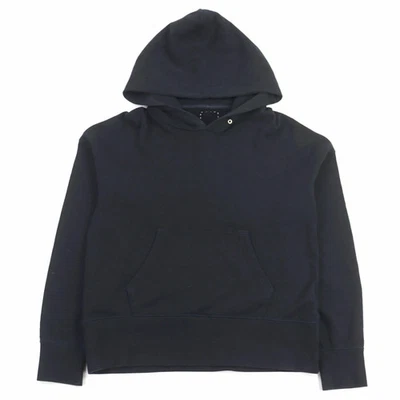 Sudadera con capucha para hombre VISVIM 0123205010007 Court Po mezcla de cachemir suéter negro Japón Foto 1 de 4