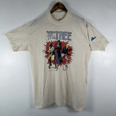 Camisa De Colección Max Collins Terry Beatty’s Ms Tree Para Hombres Grande Renegado Grafito Años 80 Foto 1 de 4