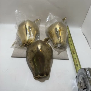 ‘Classic Brass’ Branded APPLE Door Knockers - Lot of Three - Picture 1 of 9