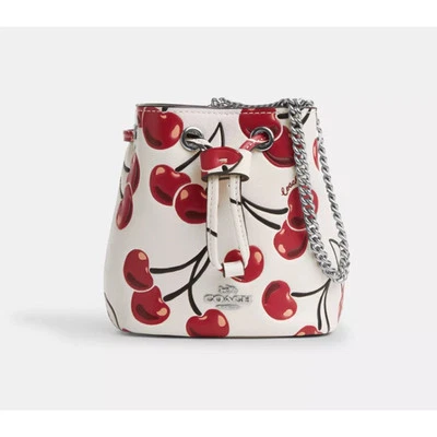 Muñequera Coach CZ030 con cordón y estampado de cereza Foto 1 de 4