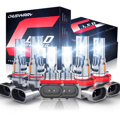 Для Mazda CX-9 Sport Utility 2013-2015 6 светодиодных противотуманных фар дальнего и низкого уровня - Изображение 1 из 4