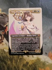 MTG - Yuna, Grand Summoner - Borderless - Regular - (FIC) #0208 - Picture 1 of 1