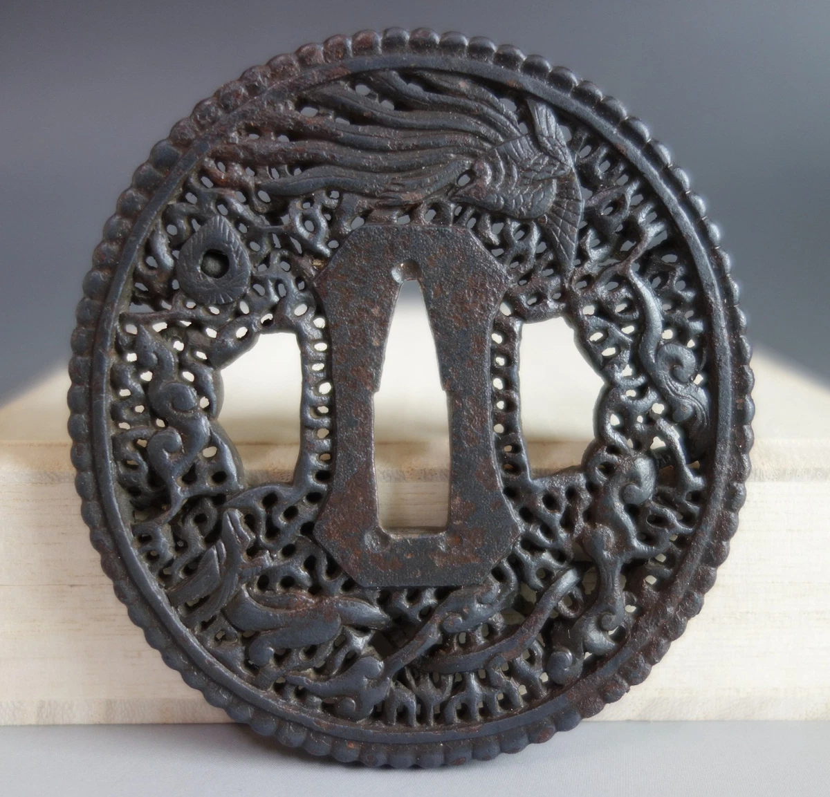 日本Tsuba 1850 - 1899 年铁制古董| eBay